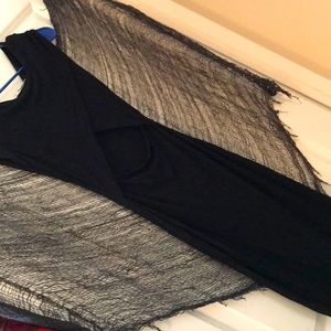 Black dress with elegant cutout